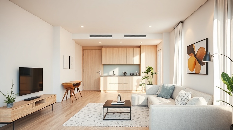 Jasne mieszkanie 50m² z otwartą strefą dzienną