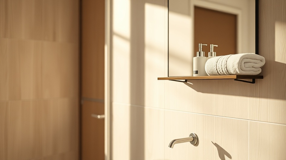 Akcesoria łazienkowe — zestaw w spójnym designie